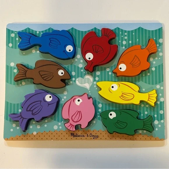Melissa & Doug Chunky Wooden Puzzles - Picture 3 of 4